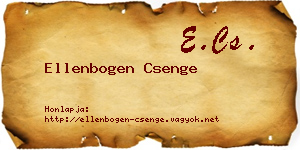 Ellenbogen Csenge névjegykártya
